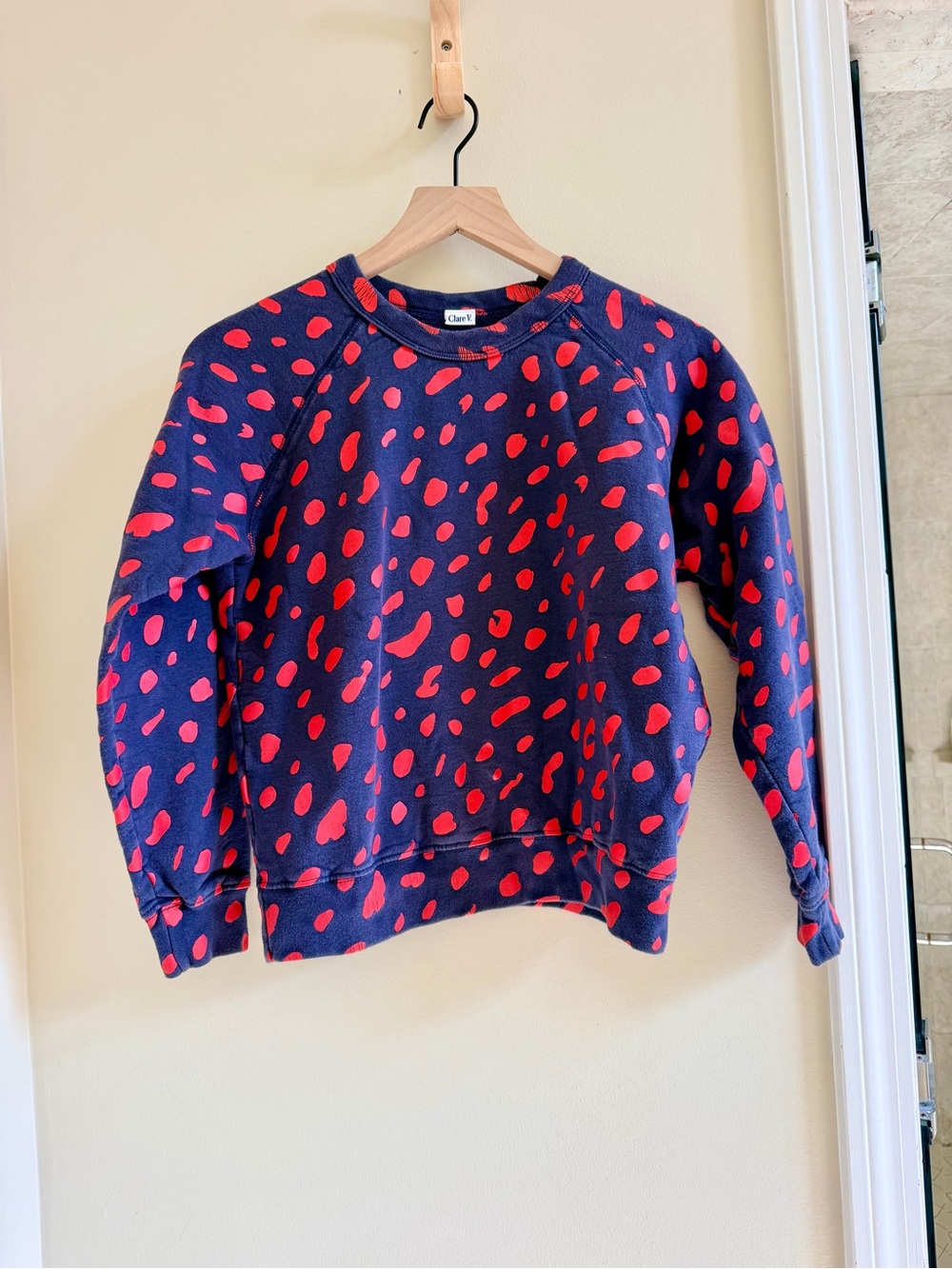 Clare v jag womens sweatshirt
